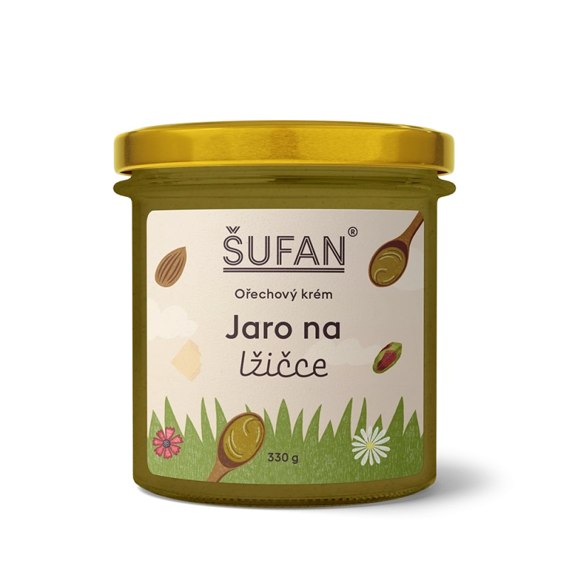 [G 34] Šufan - Ořechový krém Jaro na lžičce 330g