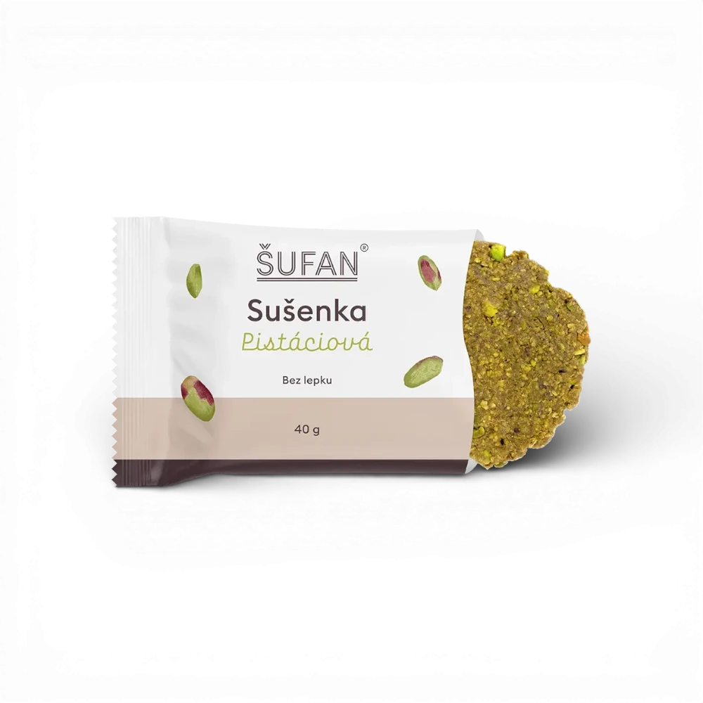 Šufan - Sušenka pistáciová bez lepku 40g