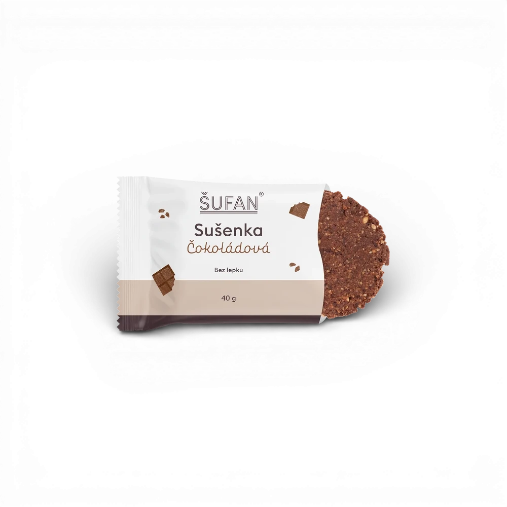 [SU-SUK-B-0007] Šufan - Sušenka s čokoládou bez lepku 40g