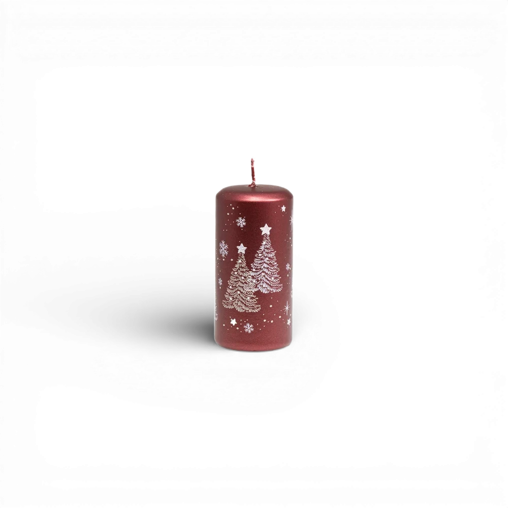 [1854021034414910] Unipar - Červená - Zasněžený les 100x50mm