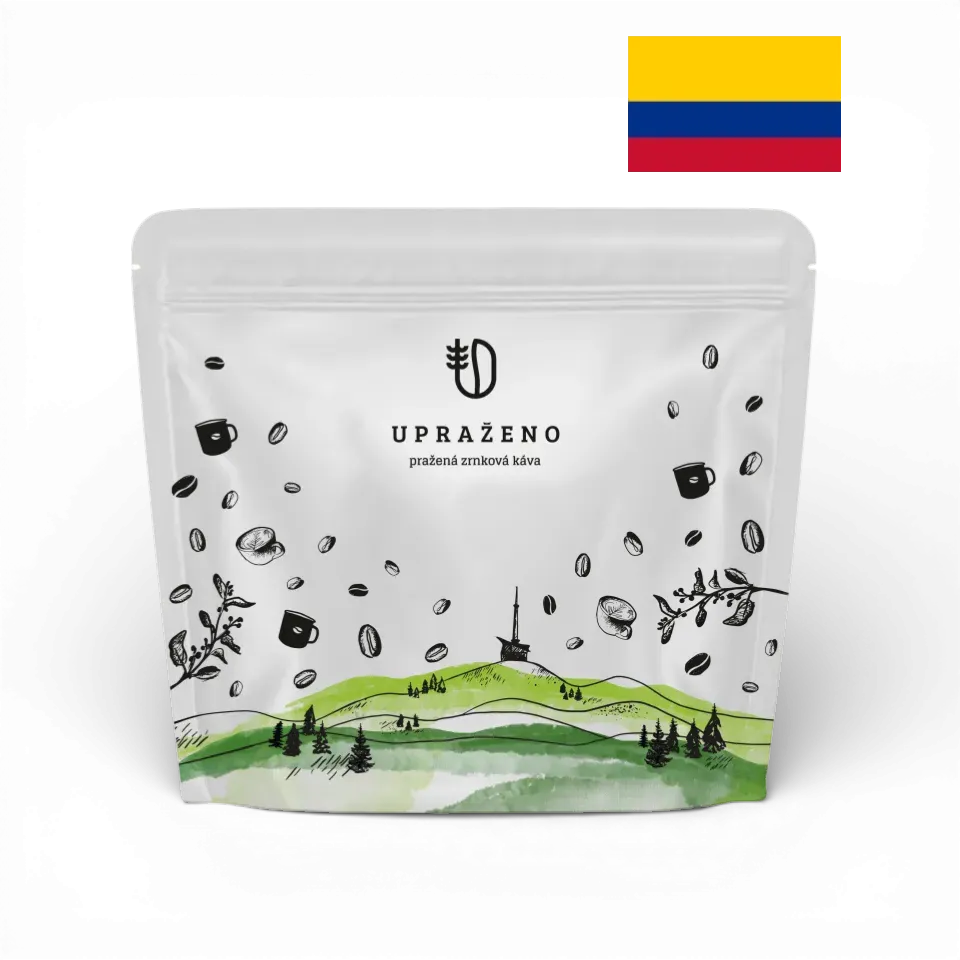 Upraženo - Zrnková káva - Colombia Decaf 100% Arabica 250g