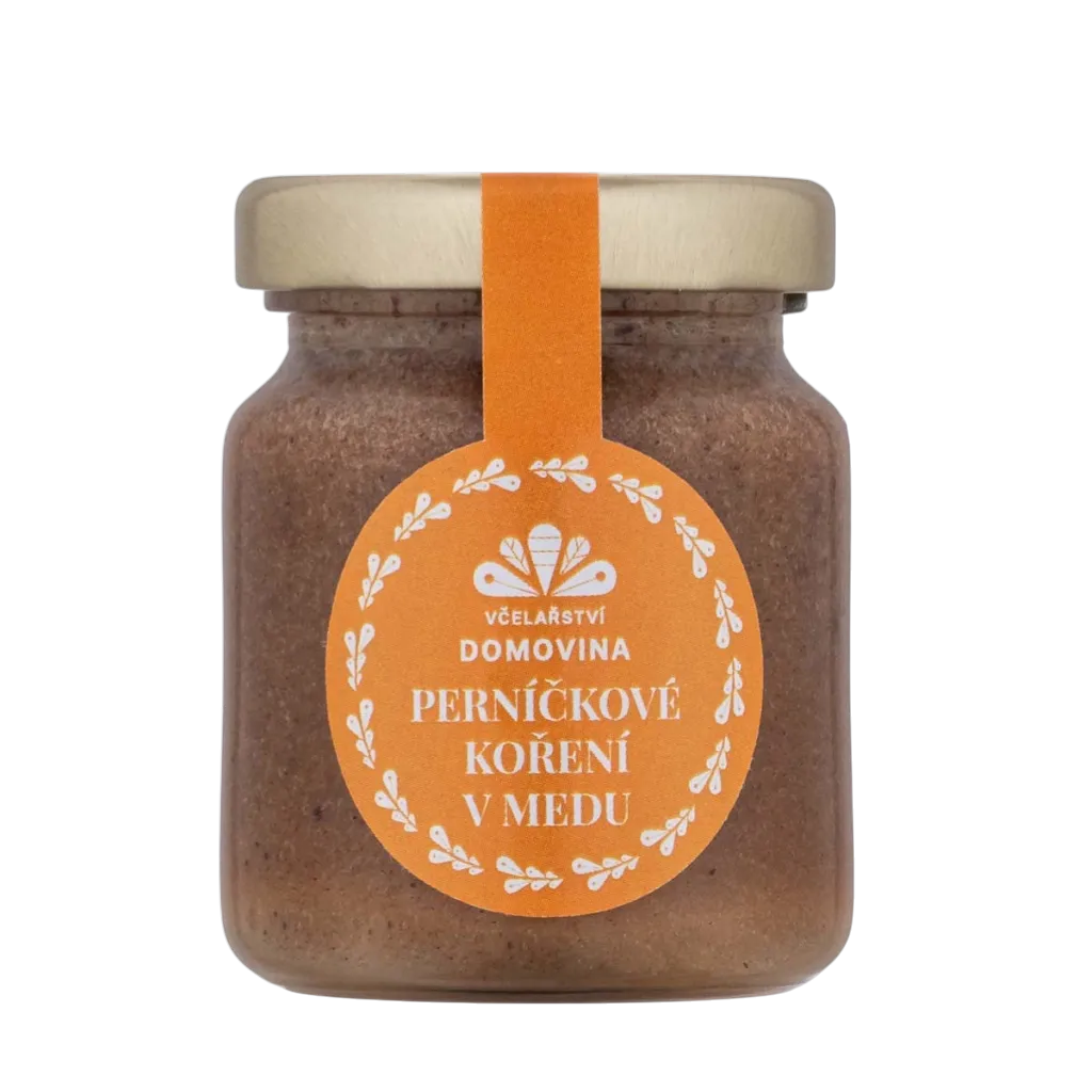 Včelařství Domovina - Perníčkové koření v medu 75g