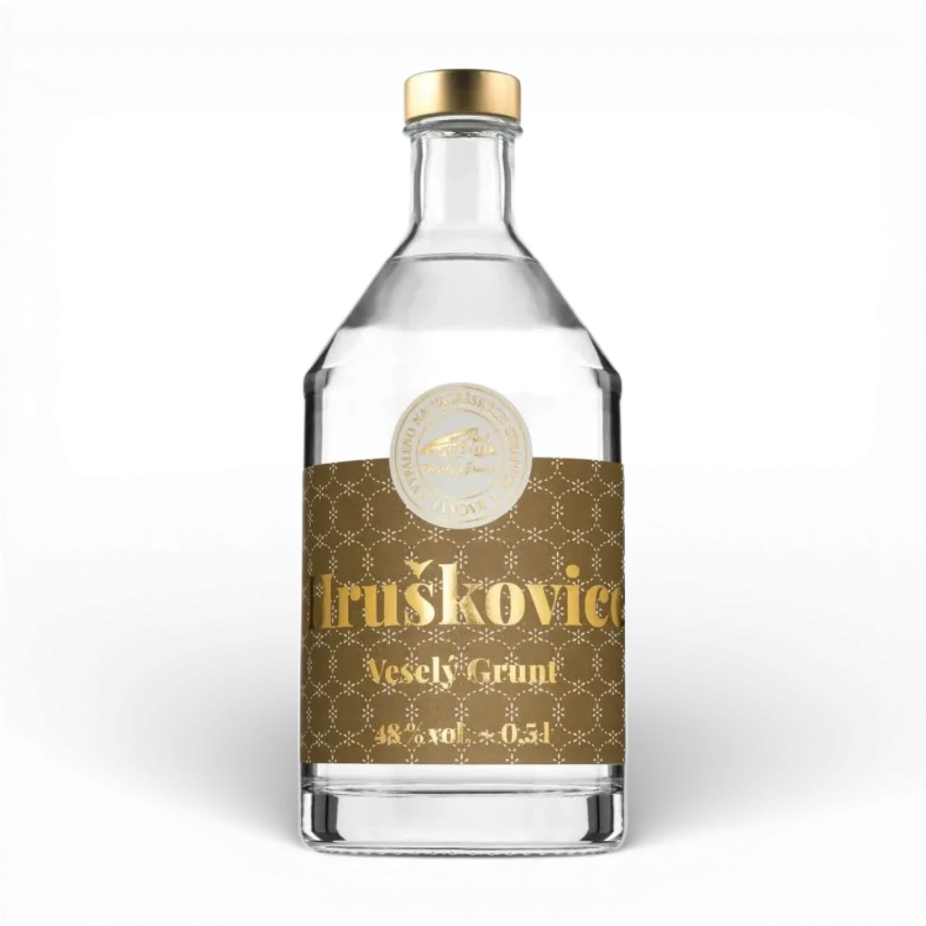 Veselý Grunt - Hruškovice kulatá 48% 0,5l