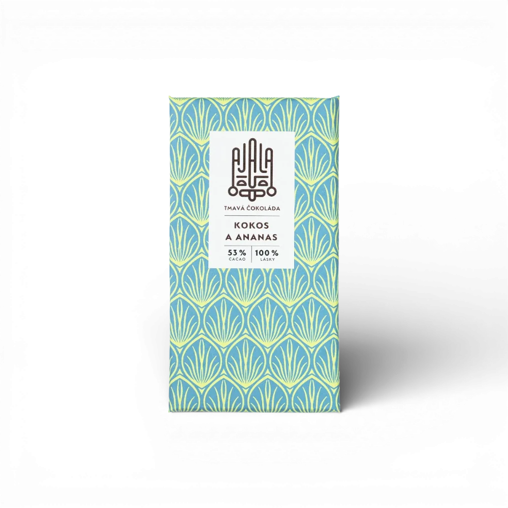 [AN] Ajala Chocolate - Kokos a ananas 53% 45g