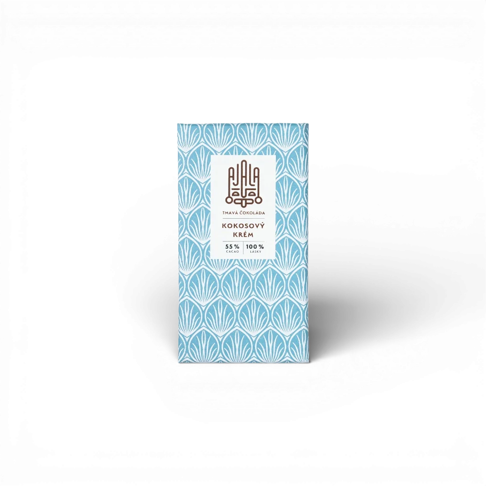 [K] Ajala Chocolate - Kokosový krém 55% 45g