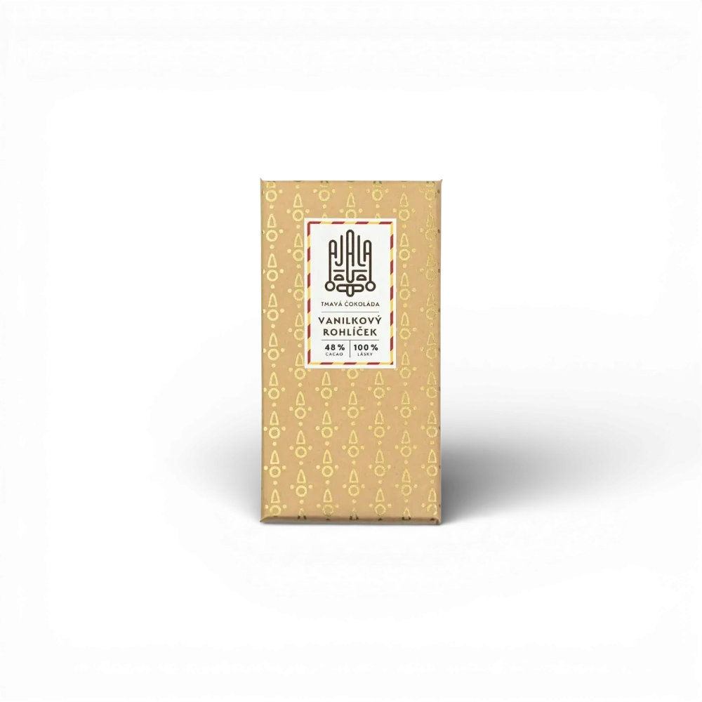 Ajala Chocolate - Vanilkový rohlíček 45g