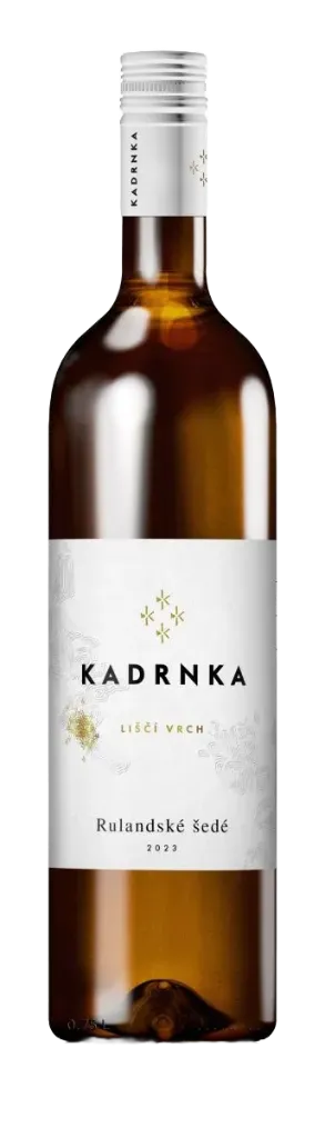 Víno Kadrnka - Rulandské šedé 2023, pozdní sběr, suché, Liščí vrch, K3, alk. 13%, 0,75l