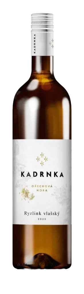 Víno Kadrnka - Ryzlink vlašský 2024, suché, Březí, Ořechová hora, K2, alk. 12,5%, 0,75l