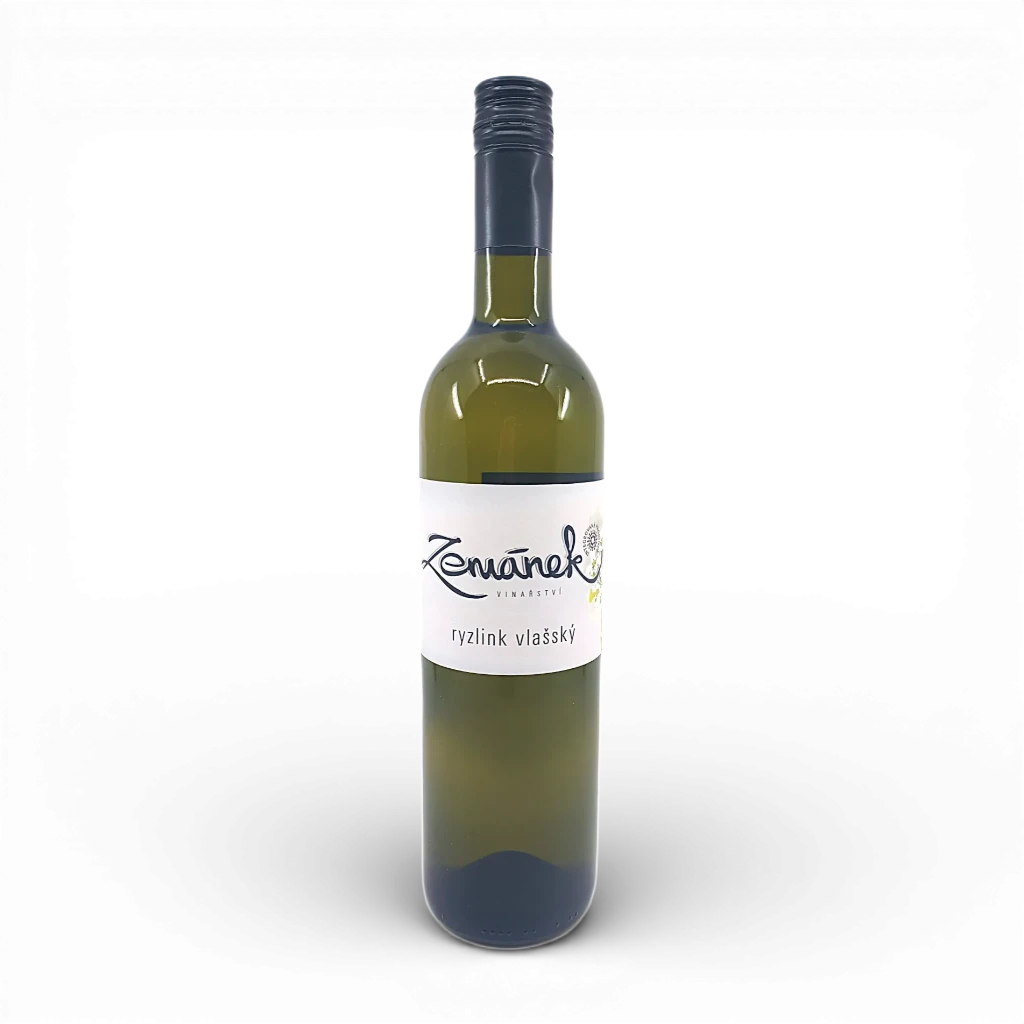 [1842959602319140] Zemánek - Ryzlink vlašský, bílé, suché 11% 0,75l