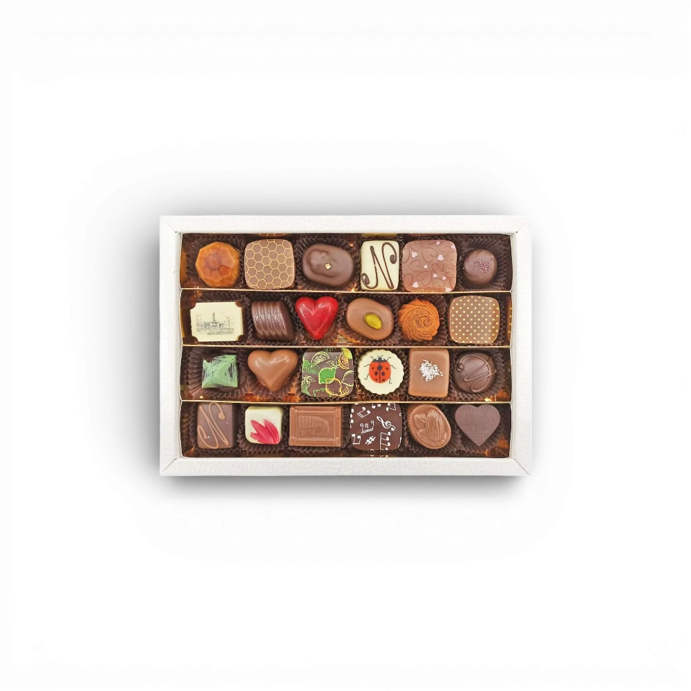 DON COCO - Bonboniéra 24ks pralinek 300g (průhledná)