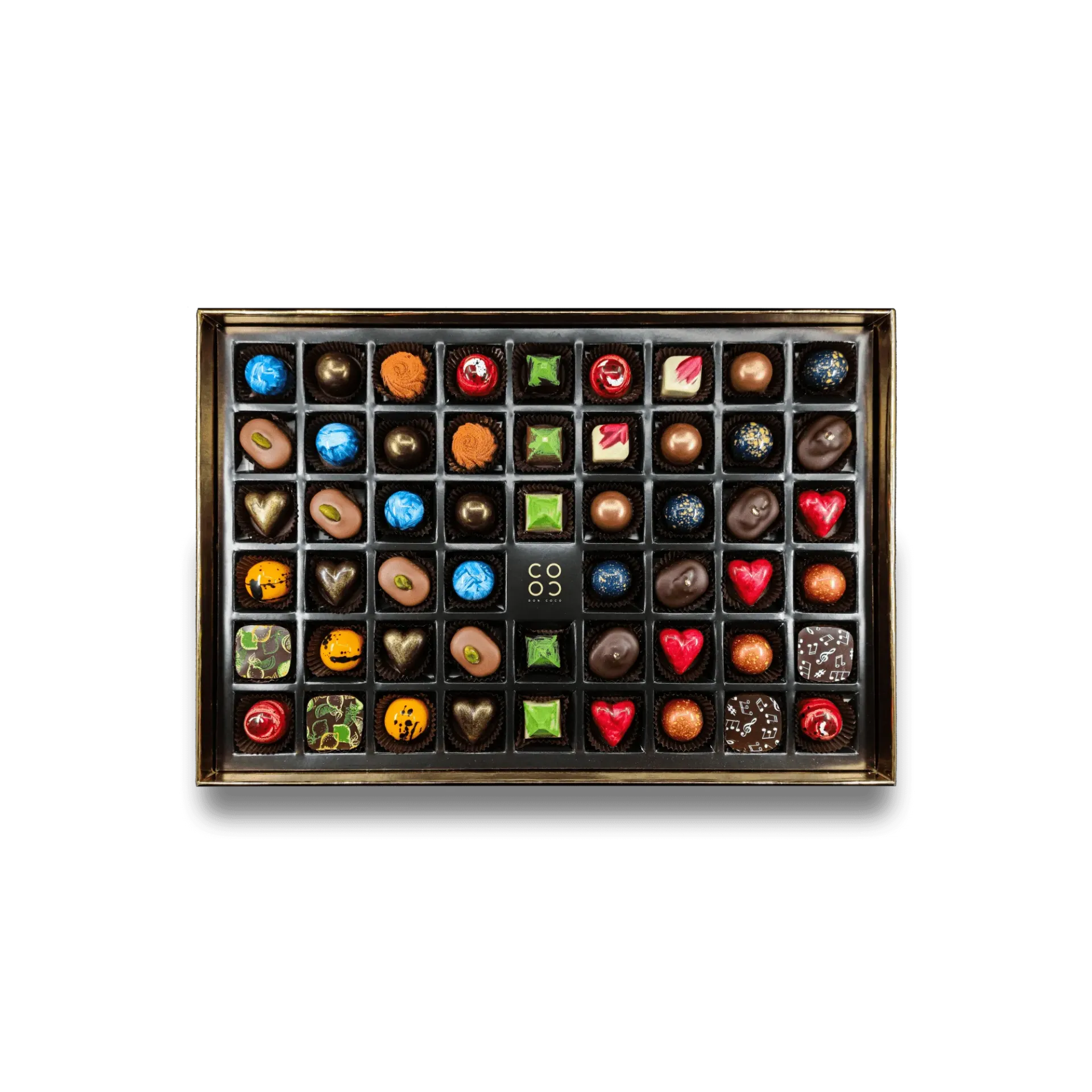 DON COCO - Exklusivní bonboniéra 53ks pralinek 630g