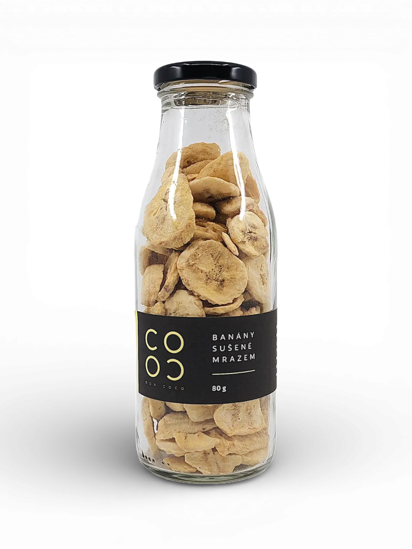 DON COCO - Lyofilizované banány v láhvi 80g