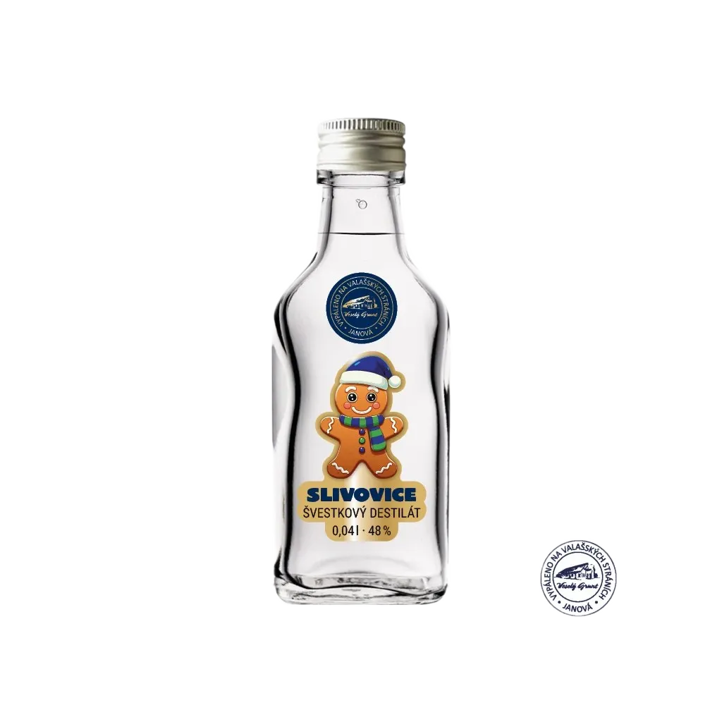 Veselý Grunt - Slivovice sváteční 48% 0,04l