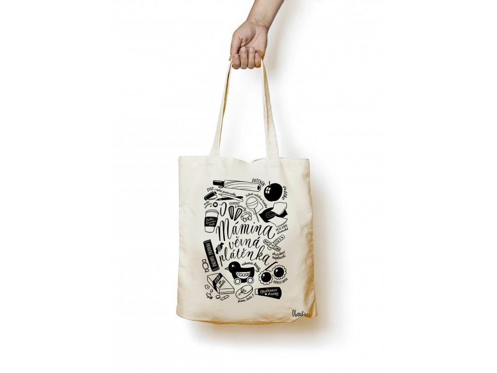 [TB19] Chaukiss - Plátěná taška - Mámina věrná pláštěnka