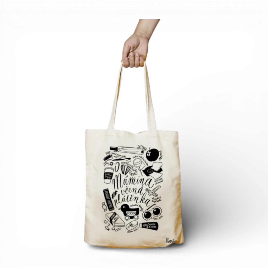 [TB19] Chaukiss - Plátěná taška - Mámina věrná pláštěnka