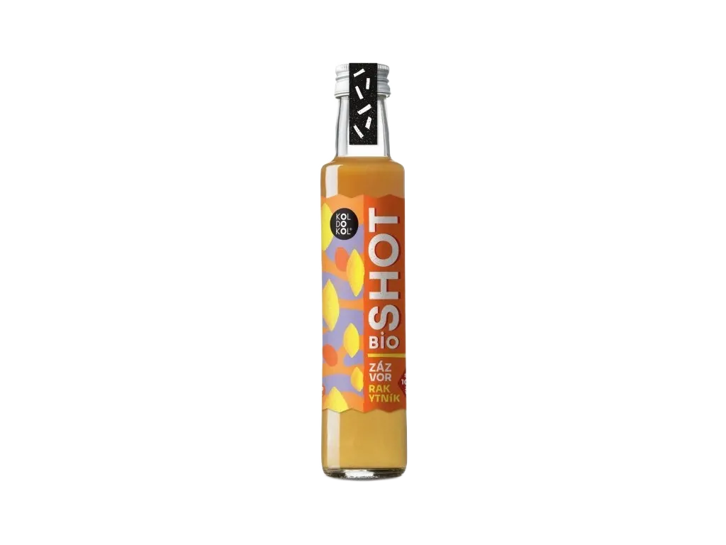 Koldokol - BIO Shot zázvor a rakytník 250ml