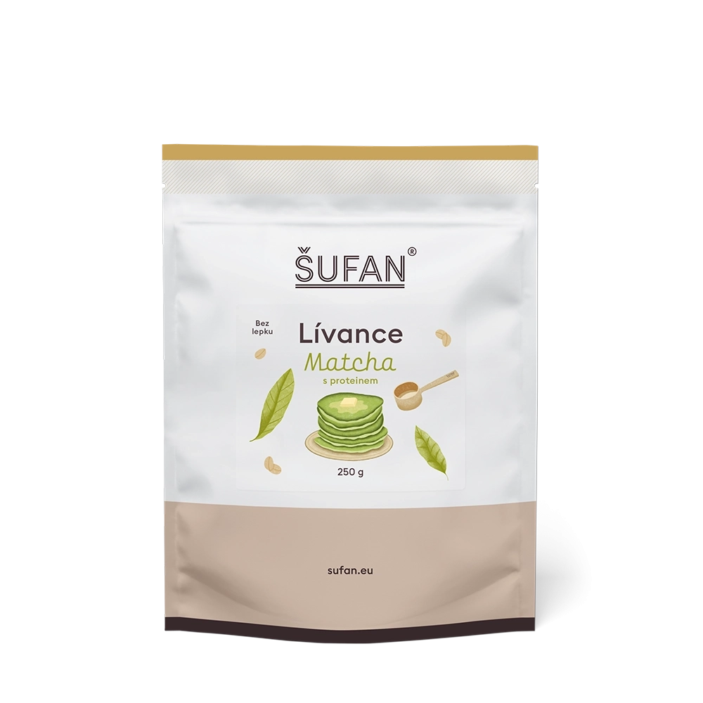 [C 134] Šufan - Lívance Matcha s proteinem 250g
