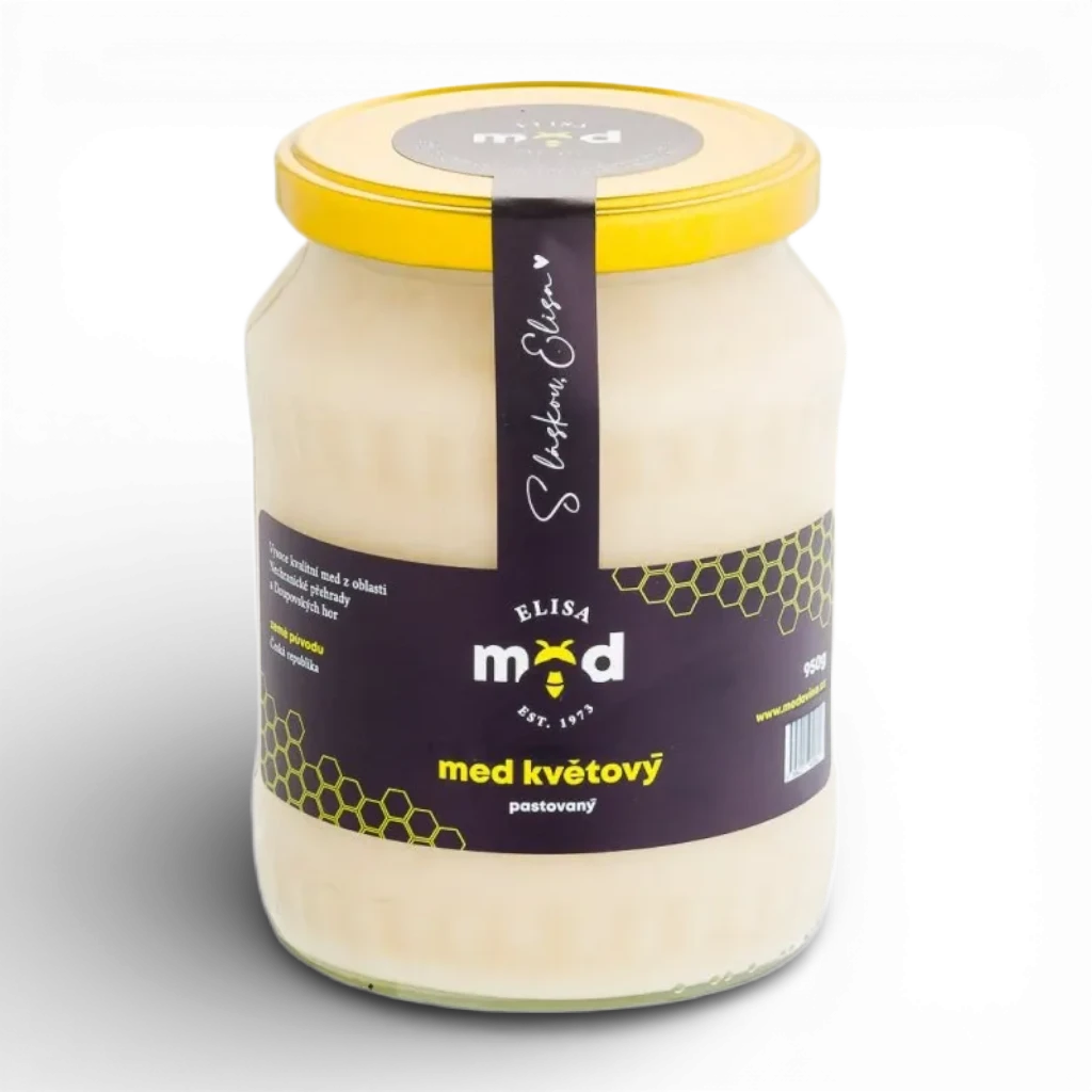 [KVA-MEDPASTOVANY-0.95] Elisa - Med květový pastovaný 950g