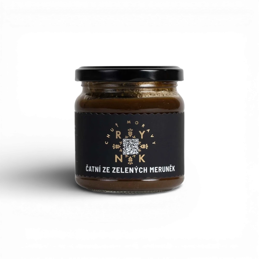 Chuť Moravy - Čatní ze zelených meruněk 220ml