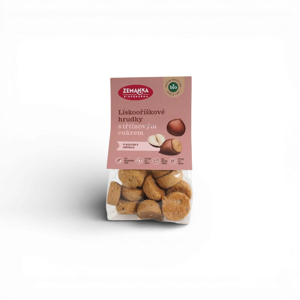 Zemanka Biopekárna - BIO lískooříškové hrudky 100g