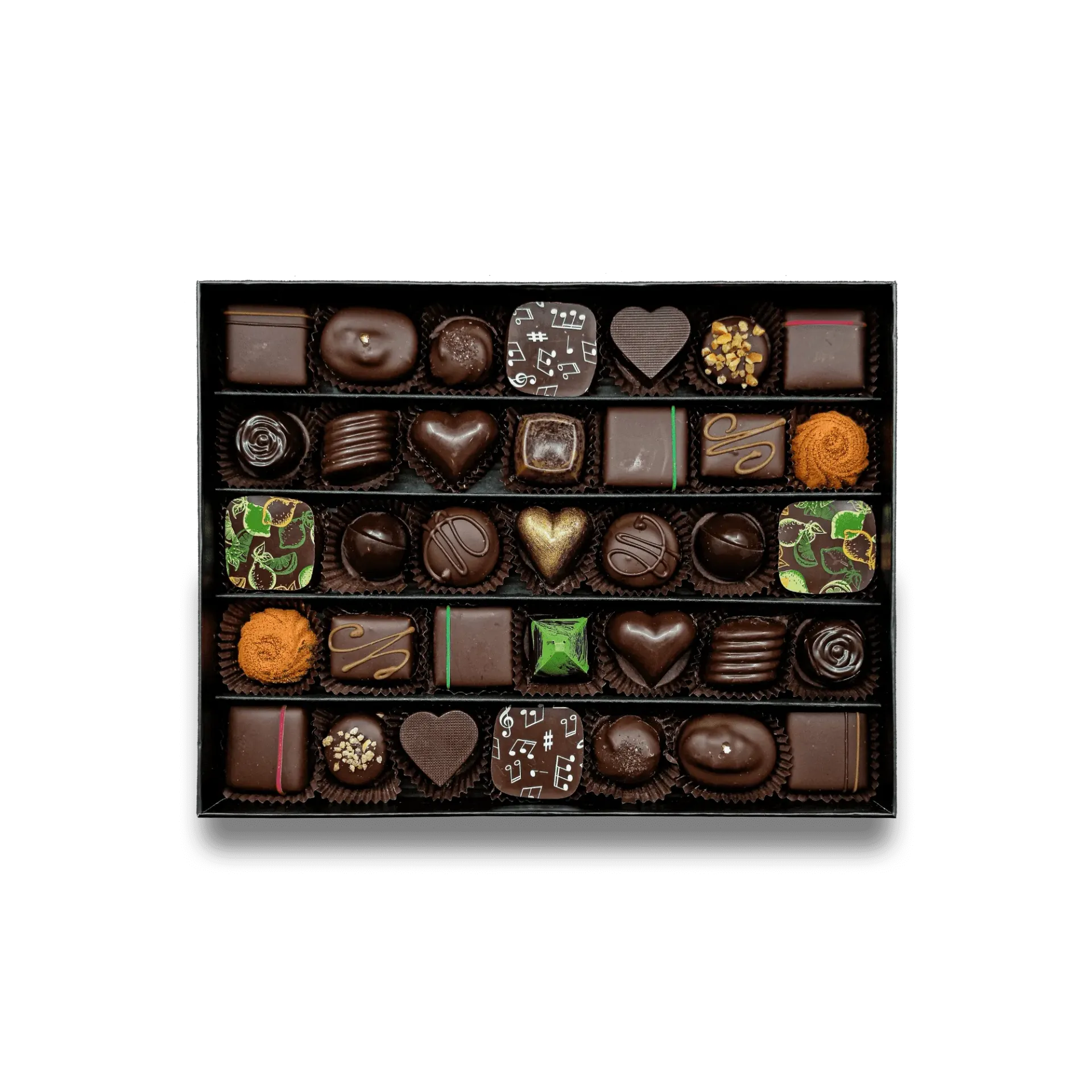 DON COCO - Bonboniéra 35ks pralinek 440g (Hořká)