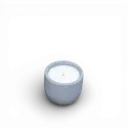 Betonhome - Sójová svíčka mini MALINOVÝ SORBET 70g (šedá)