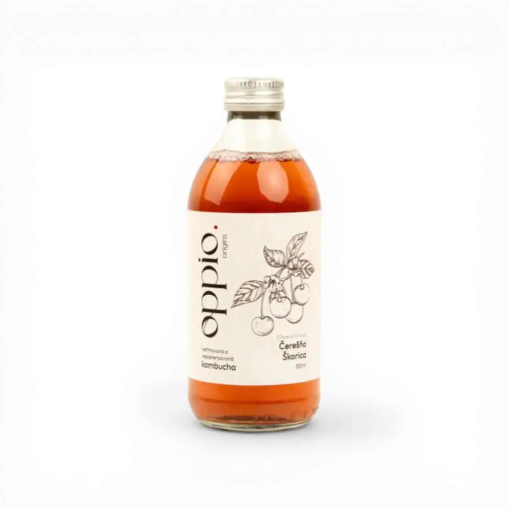 Oppio - Kombucha třešeň & skořice 330ml