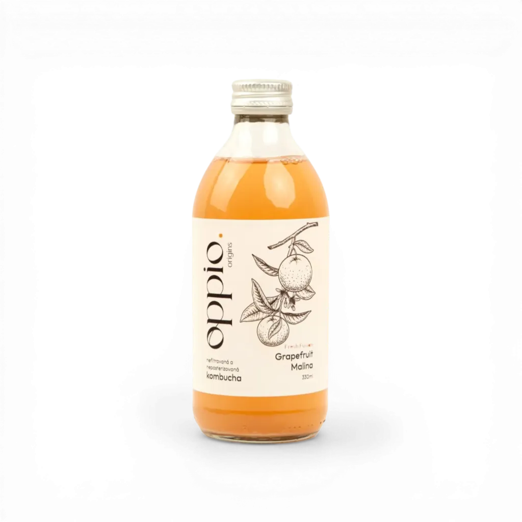 Oppio - Kombucha grapefruit & malina 330ml