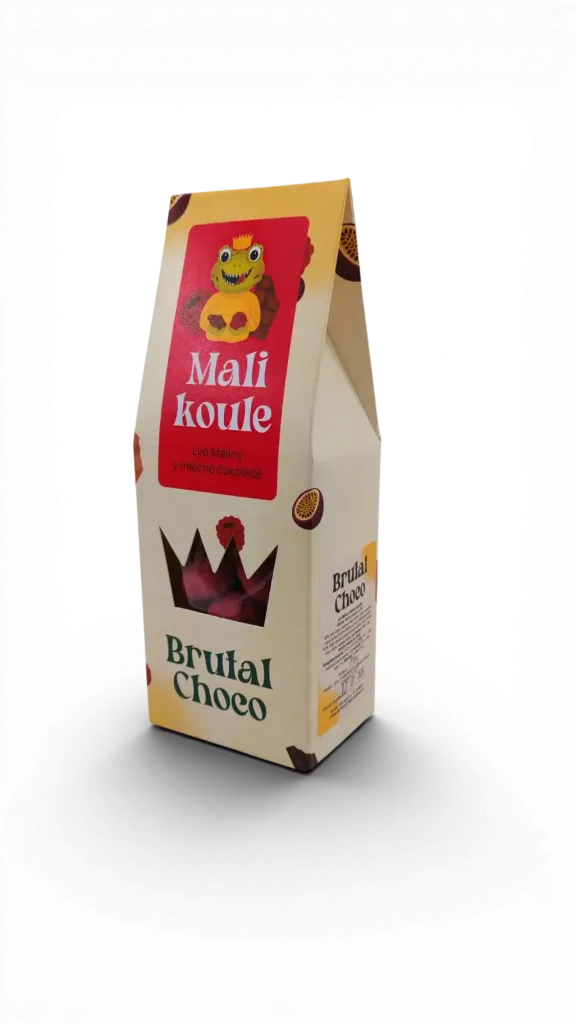 Brutal Choco - Malikoule Lyo maliny v mléčné čokoládě 110g