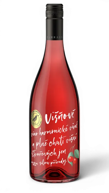 Zahradní vinařství - Ovocné víno Višeň 0,75l