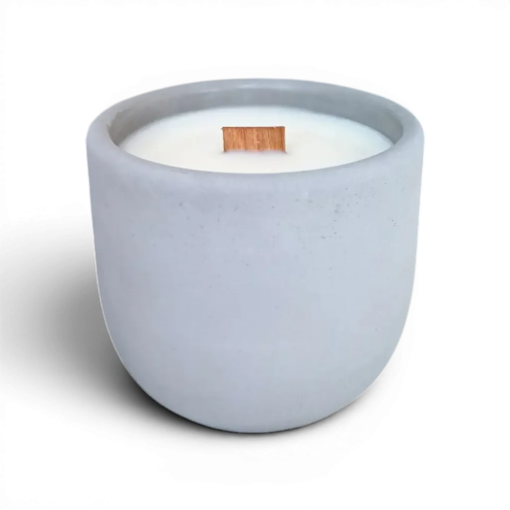 BETON home - Sójová svíčka střední LESNÍ ROMANCE 220g (šedá)