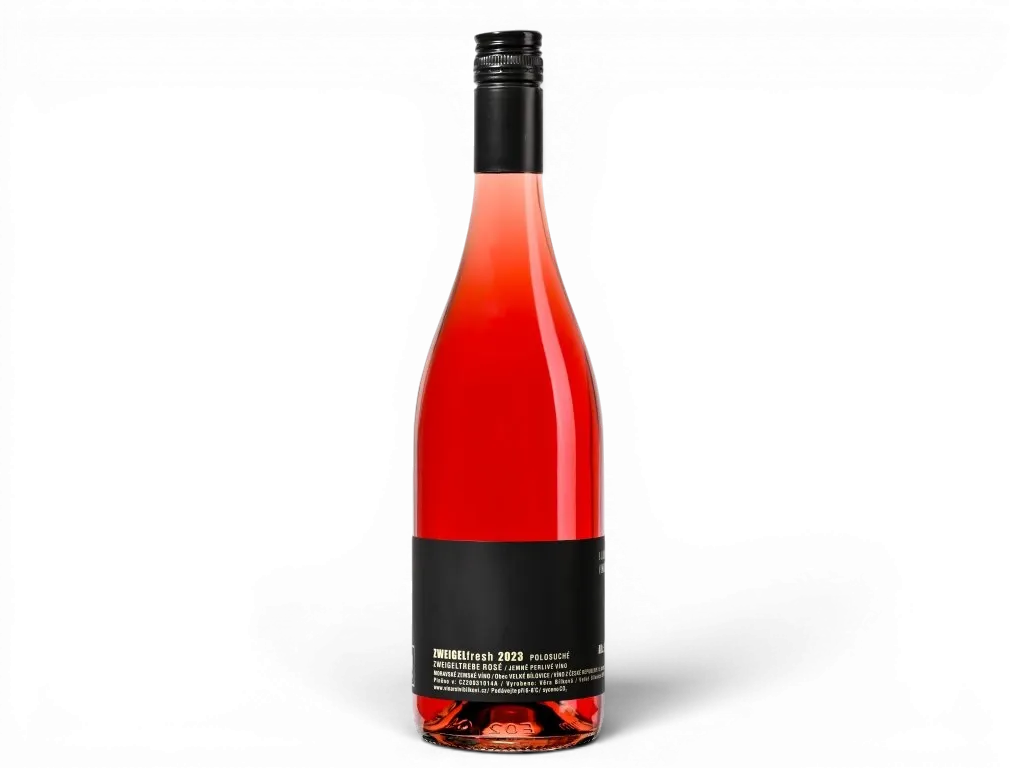 Vinařství Bílkovi - Zweigel Fresh 2025, růžové , suché, jemně perlivé, 12%, 0,75l